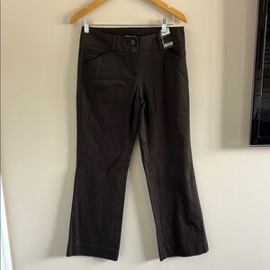 New York & Company Dark Brown Dress Pants | Size 8P | Classic Workwear